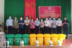 Hội Nông dân tỉnh Thanh Hóa triển khai mô hình phân loại, thu gom và xử lý rác thải tại thị trấn Vân Du