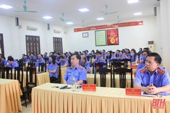Viện kiểm sát Nhân dân tỉnh Thanh Hóa tổ chức cuộc thi “Kỹ năng viết luận tội”