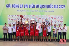 Đội Đà Nẵng giành chức vô địch Giải bóng đã bãi biển quốc gia 2022