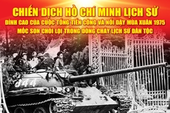 [Infographics] - Chiến dịch Hồ Chí Minh - mốc son chói lọi trong dòng chảy lịch sử