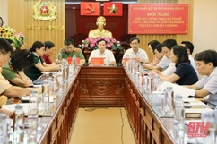 Đoàn ĐBQH tỉnh Thanh Hóa tiếp xúc cử tri theo chuyên đề tại Công an tỉnh