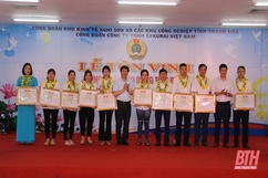 Công ty TNHH Sakurai Việt Nam tôn vinh công nhân, lao động tiêu biểu