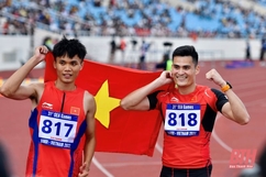 Quách Công Lịch giành huy chương bạc nội dung 400m rào tại SEA Games 31