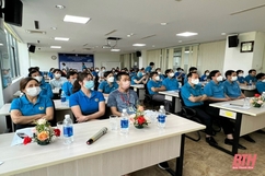 Công đoàn Khu Kinh tế Nghi Sơn và các khu công nghiệp tỉnh Thanh Hóa phát triển hơn 20.000 đoàn viên mới
