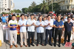 Hơn 500 VĐV tranh tài tại Giải đua xe đạp TP Sầm Sơn mở rộng lần thứ IV Cúp “Tình anh em - Brotherhood” năm 2022