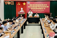 Thường trực HĐND tỉnh làm việc với Hiệp hội Doanh nghiệp tỉnh Thanh Hóa
