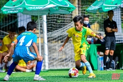 Hòa kịch tính ở trận cuối vòng bảng, Việt Hùng Thanh Hóa gần như cầm chắc tấm vé dự VCK Giải Bóng đá Nhi đồng toàn quốc năm 2022