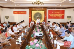 Thường trực Tỉnh ủy Thanh Hoá gặp mặt thân mật các cơ quan báo chí Nhân ngày Báo chí cách mạng Việt Nam