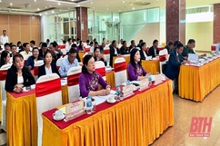 Tập huấn nghiệp vụ và trao đổi kinh nghiệm công tác mặt trận cho cán bộ Ủy ban Mặt trận Lào xây dựng đất nước tỉnh Hủa Phăn