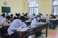 Thí sinh Thanh Hoá hoàn thành buổi thi cuối, kỳ thi tuyển sinh vào lớp 10 THPT năm học 2022-2023