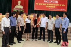 Đoàn ĐBQH tỉnh Thanh Hóa tiếp xúc cử tri huyện Yên Định và Thiệu Hóa