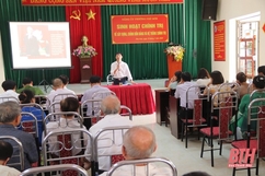 Đảng ủy Phường Phú Sơn sinh hoạt chính trị về “Xây dựng, chỉnh đốn Đảng và hệ thống chính trị”