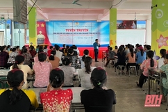 Tuyên truyền chính sách pháp luật và nâng cao tác phong công nghiệp cho công nhân, lao động Công ty TNHH Giầy Aleron Việt Nam
