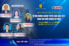 20h00 ngày 4-8: Tư vấn hướng nghiệp - tuyển sinh năm 2022 - Dành cho khối ngành sư phạm