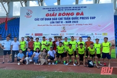 FC Báo chí Thanh Hóa giành hạng ba tại Giải bóng đá các cơ quan báo chí toàn quốc - Press Cup 2022