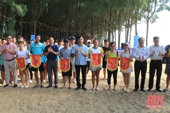Khởi tranh Giải Quần vợt bãi biển vô địch quốc gia năm 2022 tại Thanh Hóa