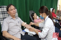 Thị xã Nghi Sơn tiếp nhận 1.353 đơn vị máu