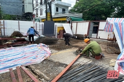 Công trình sửa chữa cầu Sâng (TP Thanh Hoá): Dự kiến thông xe trước ngày 15-11