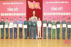 Diễn tập khu vực phòng thủ tỉnh Thanh Hoá năm 2022 thành công tốt đẹp, đảm bảo an toàn tuyệt đối