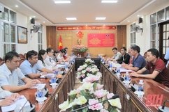 Huyện Quan Sơn - Viêng Xay trao đổi kinh nghiệm về phát triển nông nghiệp