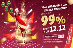 Đại tiệc quà đôi 12- 12 từ Vietjet, ưu đãi lên đến 99%