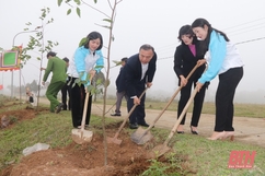 Hội LHPN huyện Quảng Xương phát động Tết trồng cây 