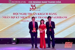 Agribank Nam Thanh Hóa tổ chức hội nghị tri ân khách hàng