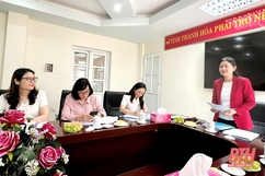 Trung ương Hội LHPN Việt Nam kiểm tra hoạt động công tác Hội tại Thanh Hóa