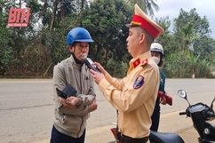 Xử lý trên 370 trường hợp vi phạm nồng độ cồn trên tuyến đường Hồ Chí Minh