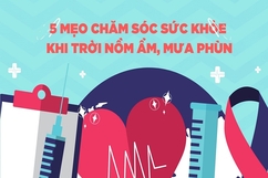 5 mẹo chăm sóc sức khỏe khi trời nồm ẩm, mưa phùn