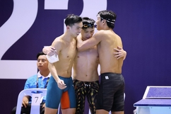 SEA Games 32, ngày 7/5: HCV thứ 15 cho Việt Nam ở môn Bơi nội dung tiếp sức 4x200m tự do nam