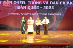Tổng kết và trao giải cuộc thi “Tài năng diễn viên Tuồng và Dân ca kịch toàn quốc - 2023”