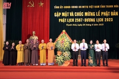 Lãnh đạo tỉnh gặp mặt chức sắc, chức việc Phật giáo nhân Đại lễ Phật Đản