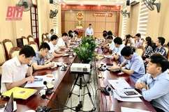 Phó Chủ tịch Thường trực UBND tỉnh Nguyễn Văn Thi kiểm tra tiến độ giải ngân vốn đầu tư công năm 2023