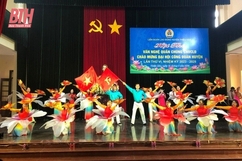 Hội thi văn nghệ chào mừng Đại hội Công đoàn huyện Thiệu Hoá lần thứ VI
