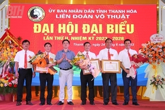 Đại hội đại biểu Liên đoàn Võ thuật tỉnh Thanh Hóa khóa II