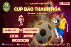 [TRỰC TIẾP] U8 Vĩnh Lộc - U8 Thiệu Hóa | Giải bóng đá Nhi đồng Cúp Báo Thanh Hóa 2023