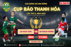 [Trực tiếp] Chung kết U8 Thạch Thành - U8 TX Nghi Sơn|Giải bóng đá Nhi đồng Cup Báo Thanh Hoá năm 2023