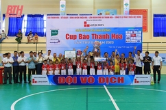 U8 Thạch Thành và U10 TP Thanh Hóa vô địch Giải Bóng đá Nhi đồng Cúp Báo Thanh Hóa lần thứ II - năm 2023