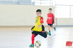 Nhiều cầu thủ nổi bật tại giải Bóng đá Nhi đồng Cúp Báo Thanh Hóa tham gia tuyển sinh năng khiếu các lứa tuổi U8 đến U10
