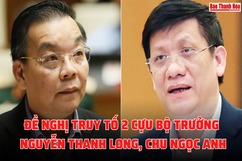 Đề nghị truy tố 2 cựu bộ trưởng Nguyễn Thanh Long, Chu Ngọc Anh