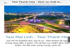 Xuất hiện taxi “nhái” thương hiệu Mai Linh tại Thanh Hóa