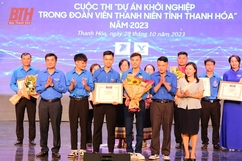 Chung kết cuộc thi “Dự án khởi nghiệp trong đoàn viên, thanh niên tỉnh Thanh Hoá năm 2023”