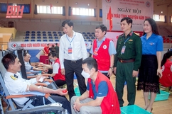 TP Sầm Sơn tiếp nhận 1.055 đơn vị máu trong ngày hội hiến máu tình nguyện