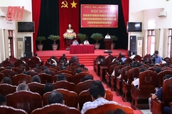Bí thư Huyện ủy, Chủ tịch UBND huyện Thiệu Hóa đối thoại với MTTQ, các đoàn thể chính trị xã hội, doanh nghiệp và Nhân dân