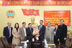 Gặp mặt đoàn đại biểu tỉnh Thanh Hóa dự Đại hội lần thứ VIII Hội Nông dân Việt Nam