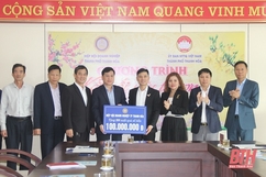 Hiệp hội Doanh nghiệp TP Thanh Hoá tổ chức chương trình thiện nguyện nhân dịp Tết Nguyên đán Giáp Thìn