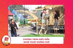 Đặc sắc chương trình biểu diễn nghệ thuật đường phố 2 tỉnh Thanh Hóa - Điện Biên