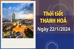 Dự báo thời tiết khu vực Thanh Hoá ngày 22/1: Không khí lạnh tăng cường