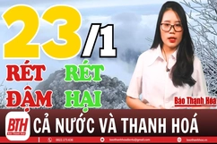 Dự báo thời tiết ngày 23/1: Miền Bắc chìm trong giá rét